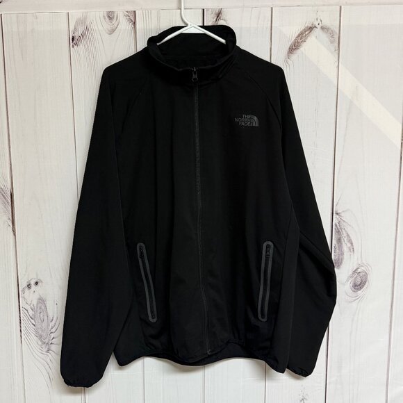 The North Face Vented Shell Jacket Men’s XL Black Lightweight EUC - Picture 1 of 10